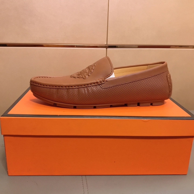 H**mes leather shoes